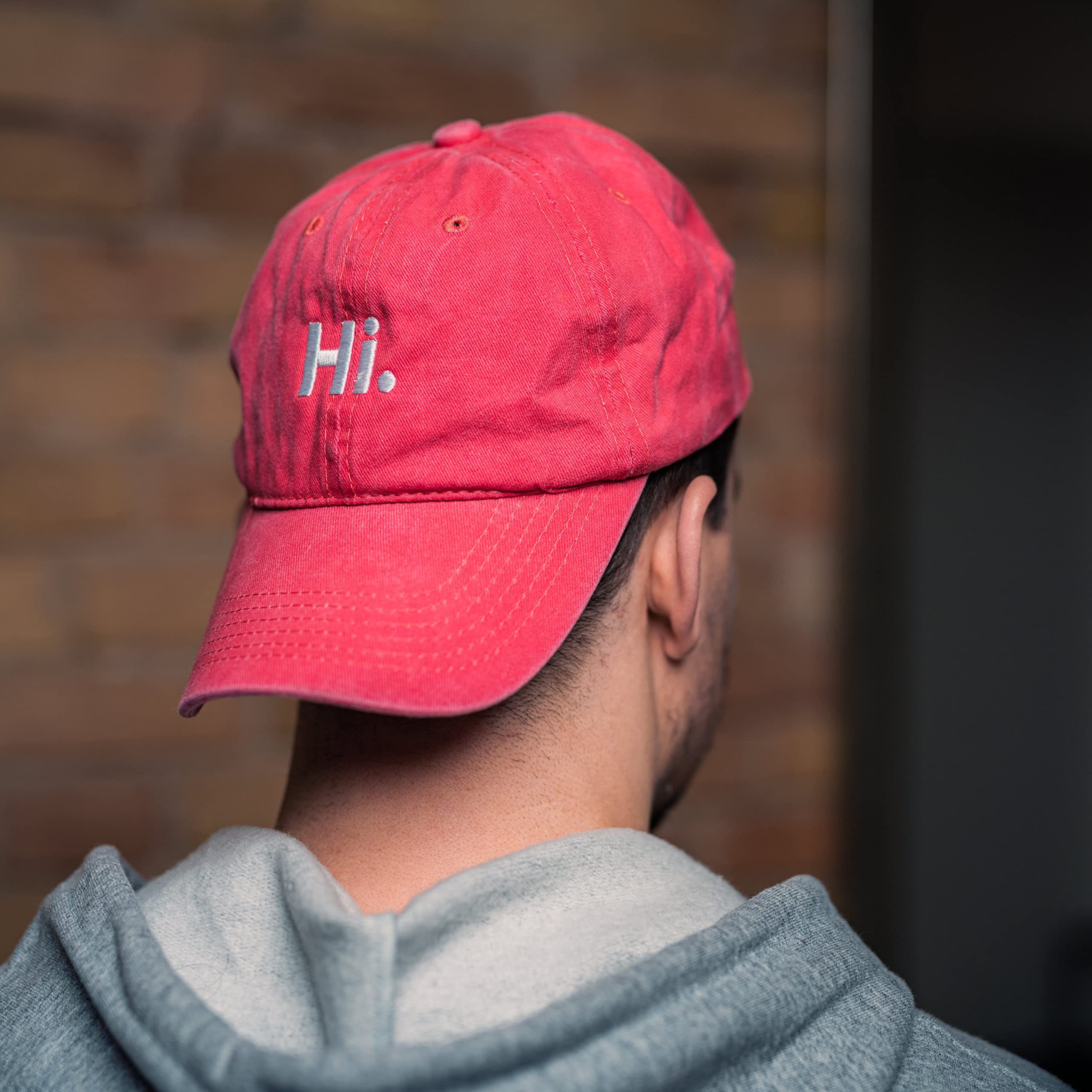 Made by Nami Baseball Cap Basecap Used Look Rot Schwarz Grün mit oder